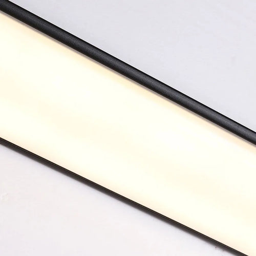 applique murale miroir en aluminium ligne simple