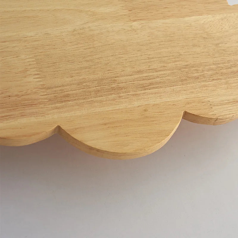 applique murale nuage en chêne naturel pour décoration enfant - vue 6 sur 7