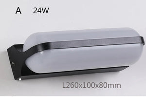 Waterproof LED double head outdoor wall light