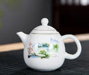 Théière porcelaine style yixing pour thé pu er