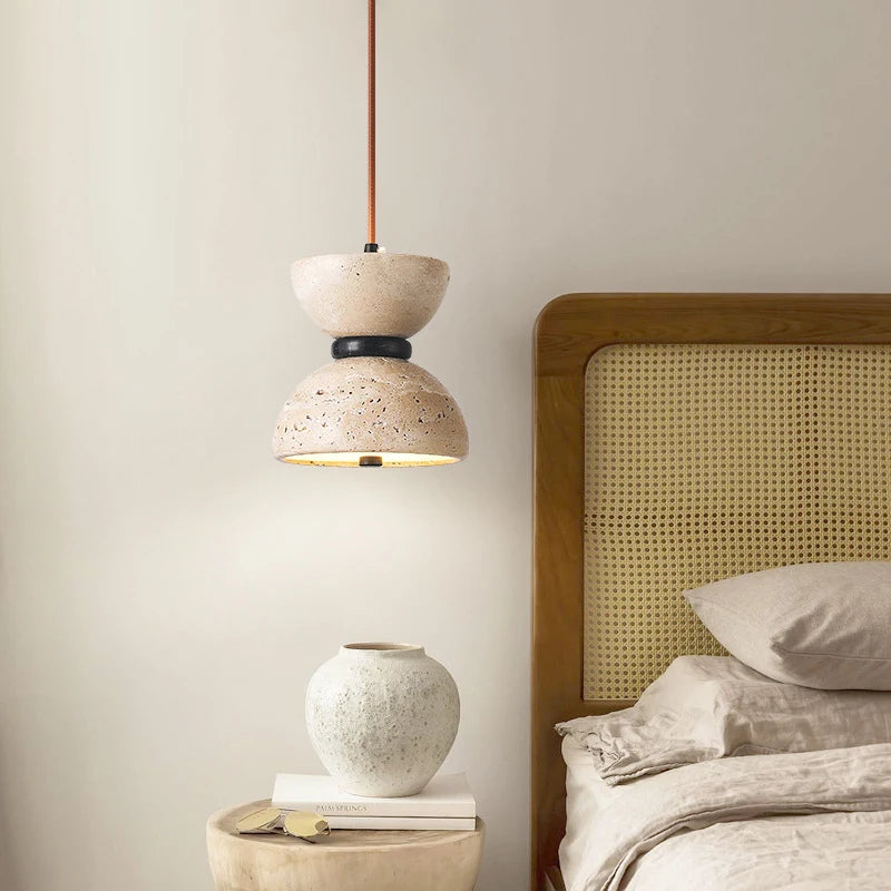 lampe de suspension led nordique en forme de grotte - vue 2 sur 7