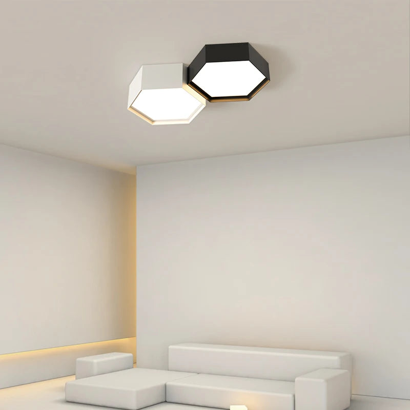 plafonniers modernes simples créatifs minimalistes - vue 5 sur 10