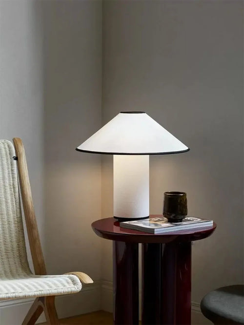 lampe à poser rétro en forme de champignon pour décoration intérieure