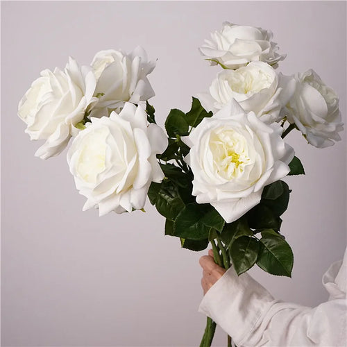 bouquet de fleurs artificielles roses pour décoration et événements - vue 3 sur 14