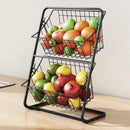Fruit basket,,vegetable basket,Kitchen countertop storage basket,Wire removable storage rack,Spices and snack racks