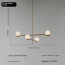 Minimalist postmodern pendant light for elegant interior décor