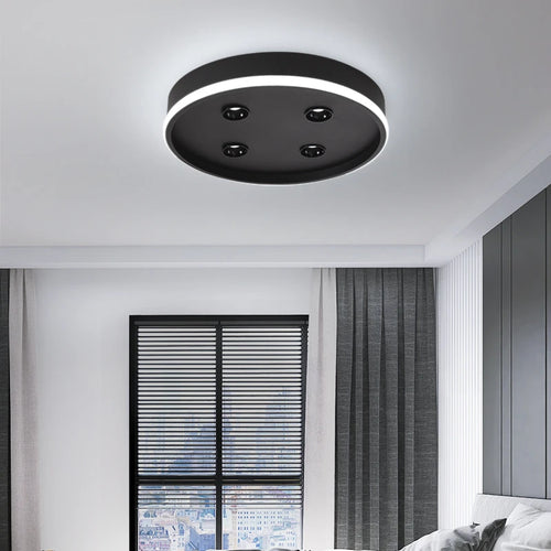 Modern minimalist ceiling lights with creative nordic round lamps - vue 5 sur 14