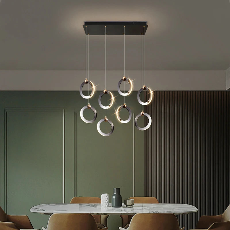 lustre postmoderne de luxe pour restaurant et bar - vue 4 sur 12