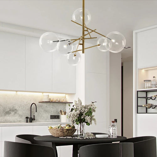 lustre nordique créatif pour salon bureau et étude - vue 3 sur 10