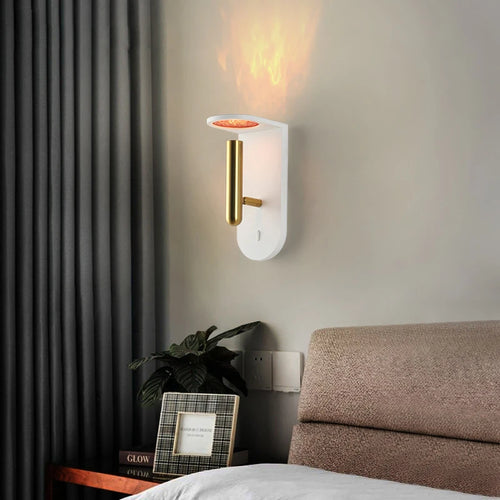 Modern minimalist luxury LED flame chandelier home decor - vue 5 sur 9