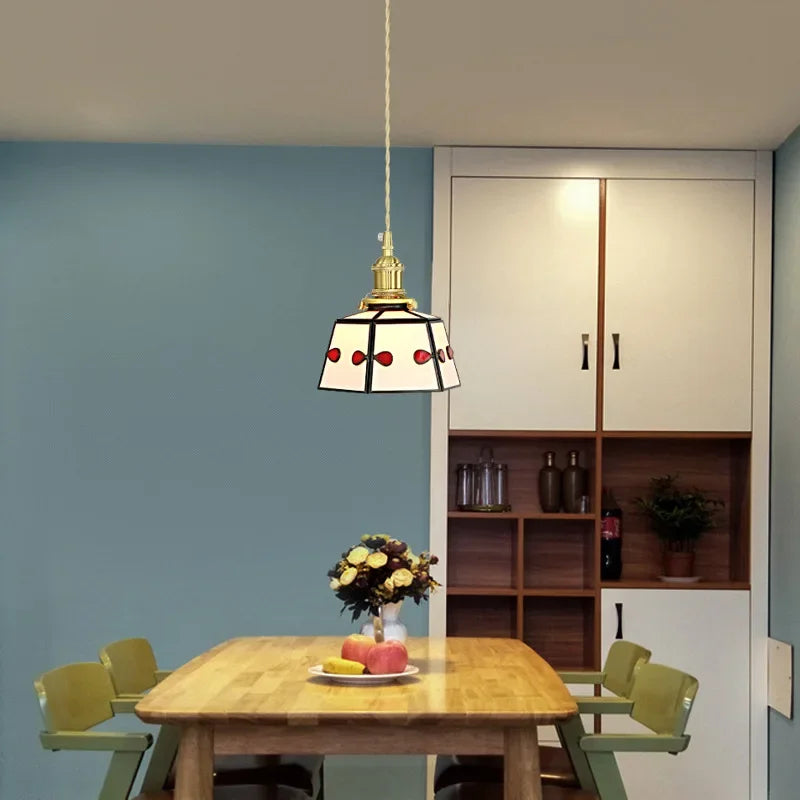lustre en verre lumineux pour décoration intérieure nordique - vue 3 sur 9