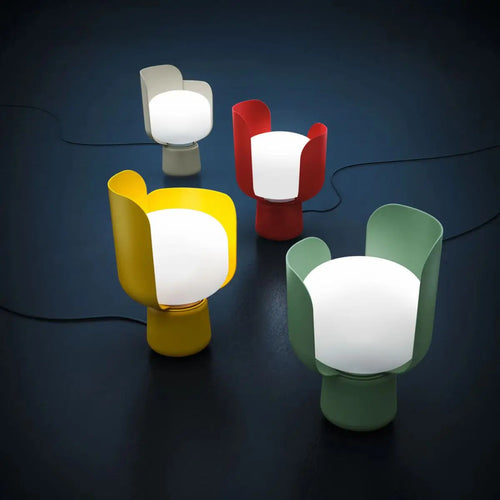 Lampe à poser LED en métal coloré krollet - vue 9 sur 14