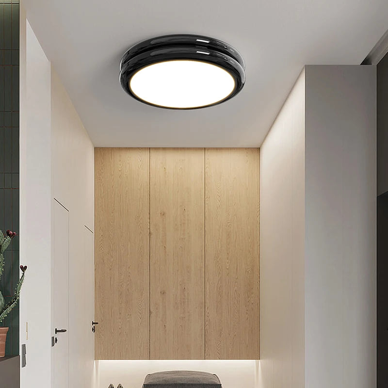 Plafond moderne à LEDs lumière plafond lustre lampe couloir allée couloir pour salon chambre salle à manger cuisine - vue 6 sur 12
