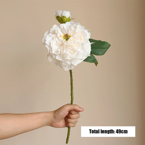 bouquet de pivoines artificielles en soie pour mariage et décoration intérieure