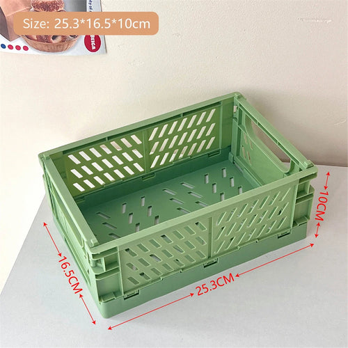 panier pliable empilable pour rangement maquillage bijoux jouets