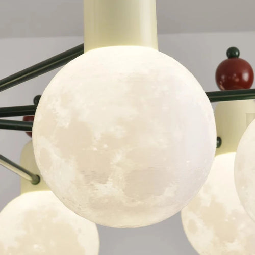 lustre moderne pour chambre d'enfants design nordique lumineux et coloré
