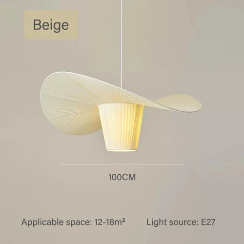 Modern minimalist fabric chandelier for interior decoration - vue 10 sur 12