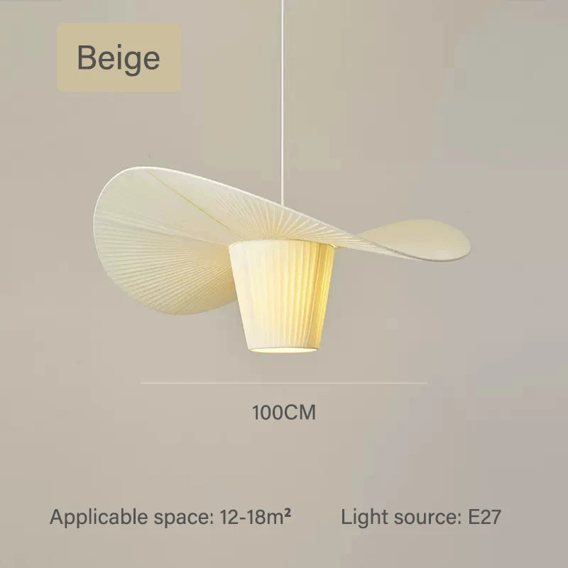 Modern minimalist fabric chandelier for interior decoration - vue 9 sur 12