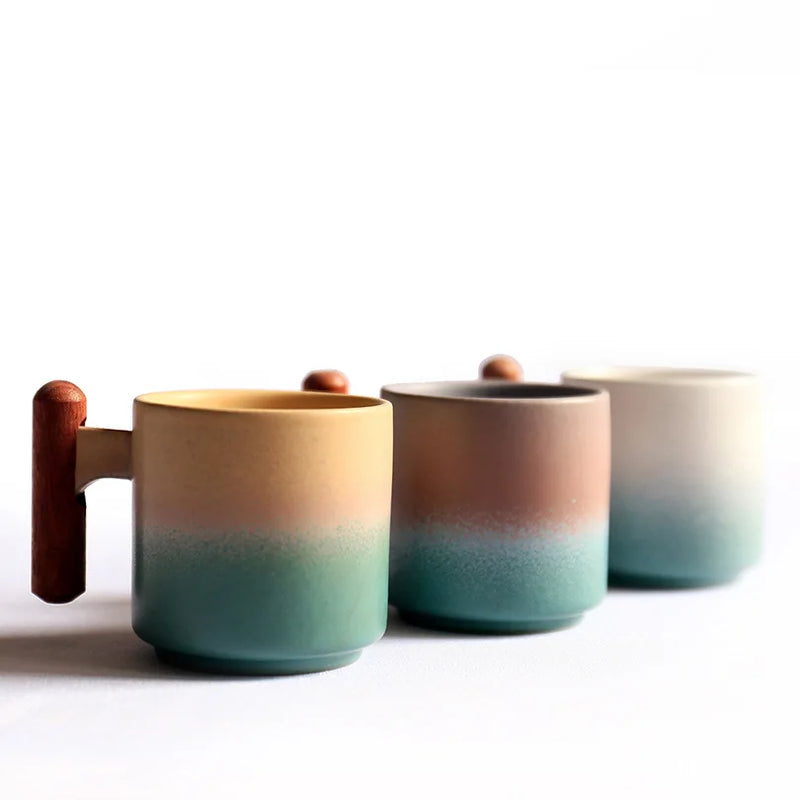 Tasses expresso bois minimaliste style italien 90ml