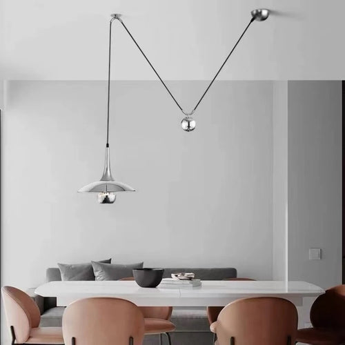 Nordic designer UFO pendant lamp - vue 4 sur 10