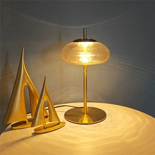 lampadaire minimaliste en verre design pour intérieur moderne - vue 4 sur 8