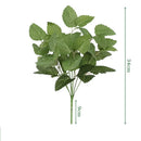 feuilles de bambou dieffenbago en soie pour décoration élégante