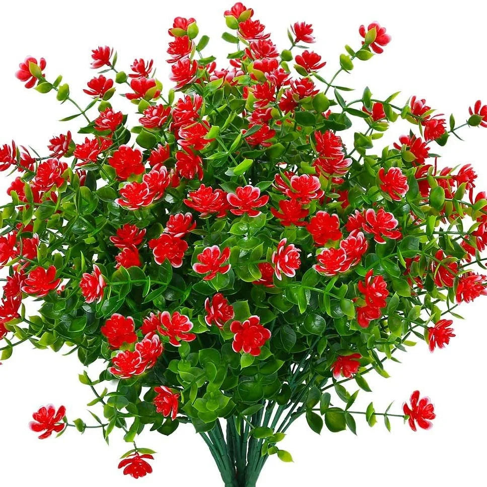 fleurs artificielles résistantes aux uv pour extérieur et jardin - vue 8 sur 12