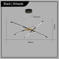 lustre suspendu winfordo design créatif luminaire décoratif led