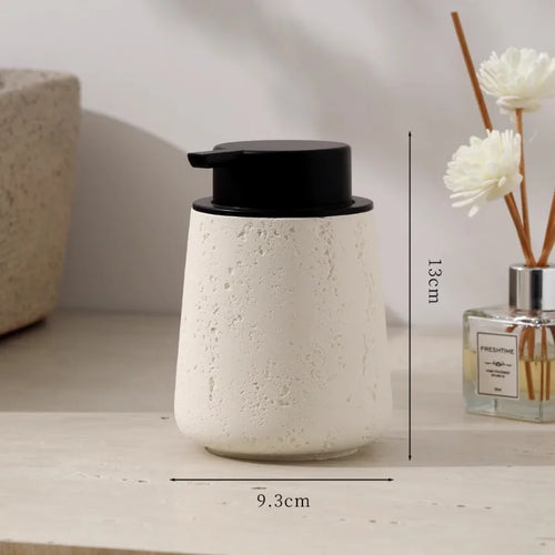 bouteille de désinfectant en marbre wabi-sabi pour maison décoration pratique - vue 8 sur 8