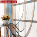 Voilage en tulle brodé moderne pour salon chambre