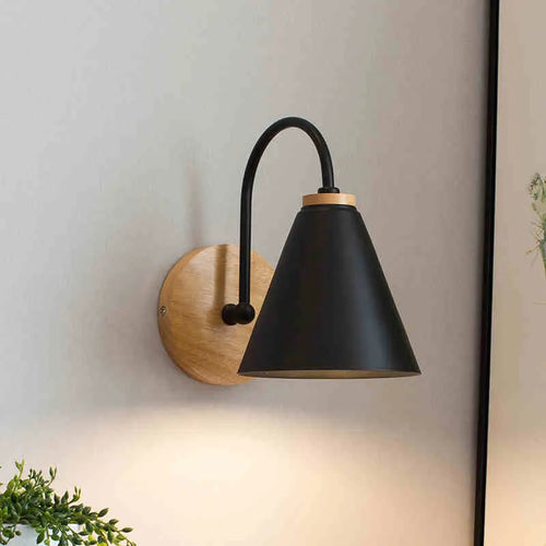 Applique murale nordique bois macaron - vue 8 sur 7