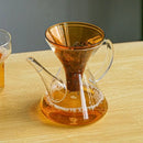 Theiere kung fu verre avec infuseur separation rapide