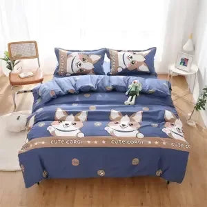 housse de couette queen size en coton léger tendance