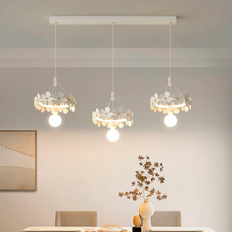 suspension minimalistes fleur créative ins moderne - vue 5 sur 10