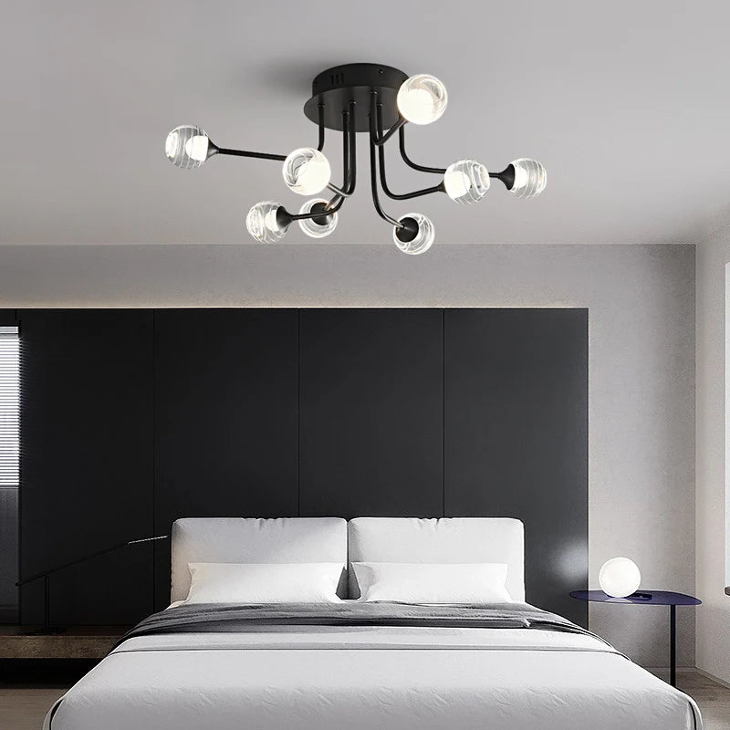 lustre créatif suspendu pour décoration moderne et artistique - vue 2 sur 8