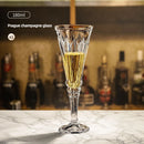 Verre a cocktail retro luxe verre relief elegant