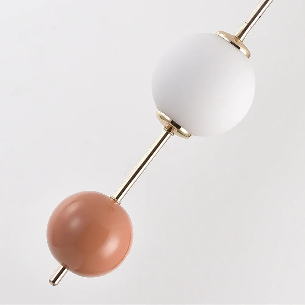 Glass Ball LED Pendant Light Ceiling Suspension Hanging for Living Dining Room Bedroom - vue 6 sur 12