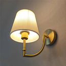 Minimalist nordic linen wall light for modern decor