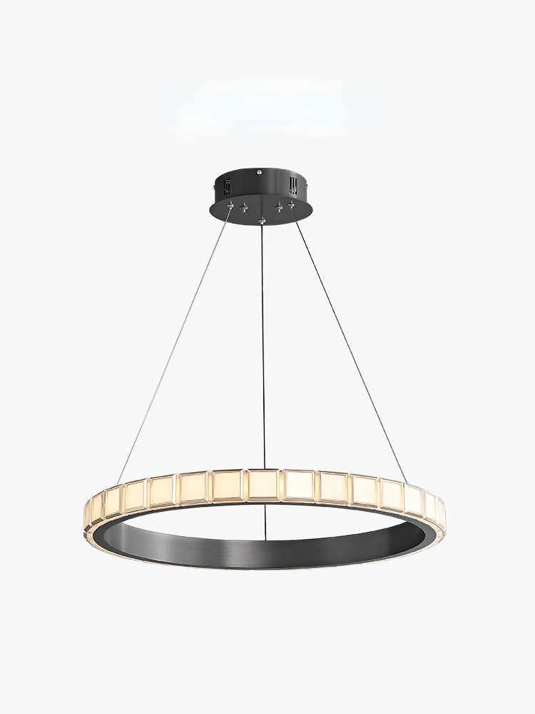 suspension minimaliste en aluminium et acrylique design raffiné pour intérieur - vue 10 sur 9