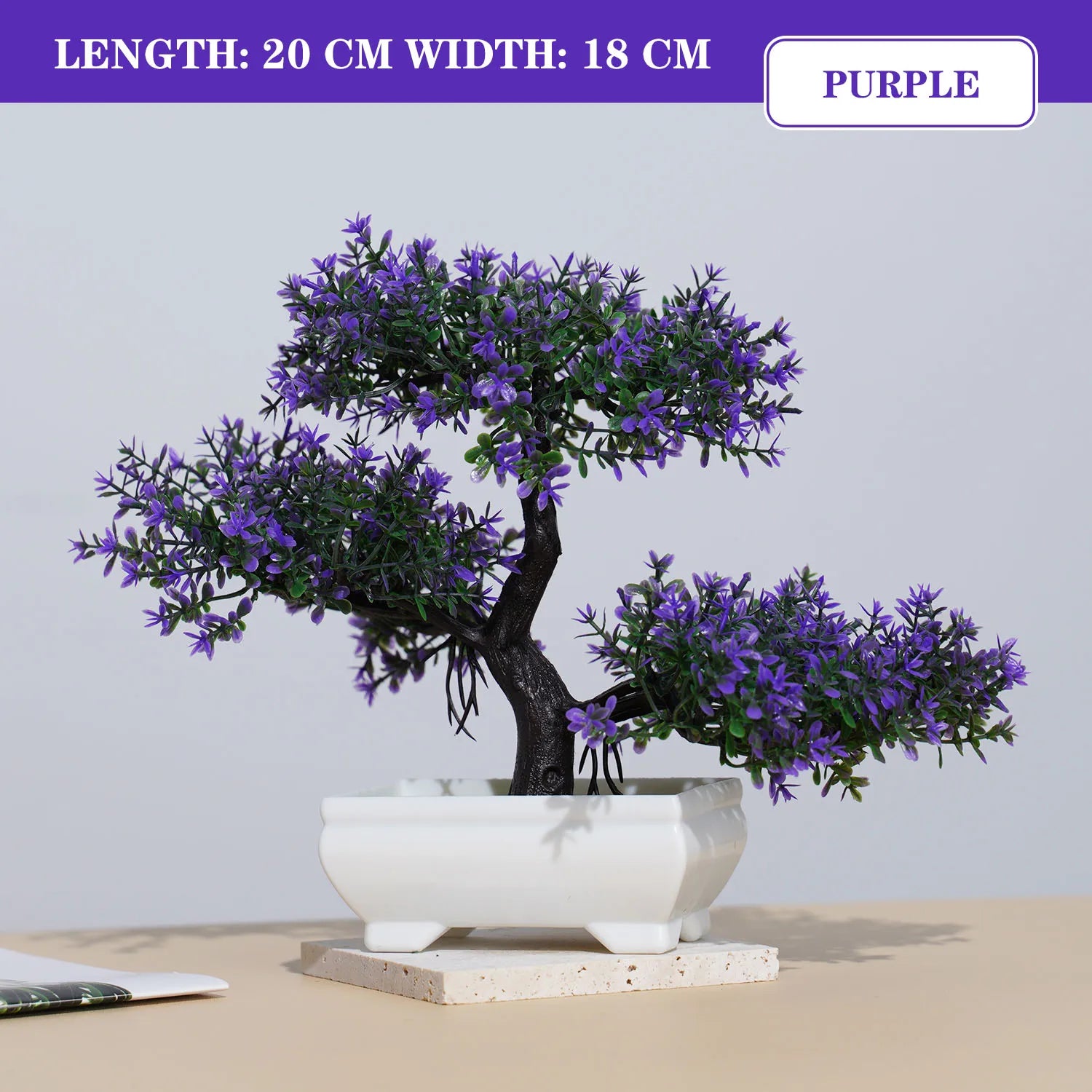 plantes artificielles bonsaï petit arbre décoration intérieure et extérieure - vue 9 sur 32