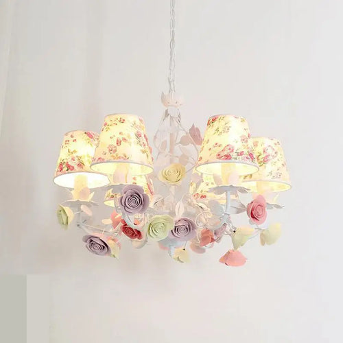 lustre en céramique led style nordique rétro pour un éclairage élégant - vue 3 sur 11