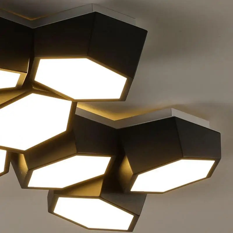 plafonnier moderne avec lumière led pour bureau et étude - vue 6 sur 12