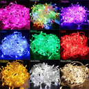 Multicolour LED string lights for festive Christmas decoration