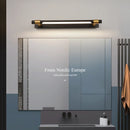 applique led moderne en cuivre pour miroir avant