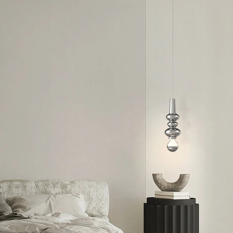 Minimalist Nordic LED pendant light for bar and restaurant - vue 3 sur 12