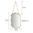 Bathroom mirror, makeup mirror, wall mounted irregular shaped bathroom, irregular water droplet mirror, entrance decoration, hou