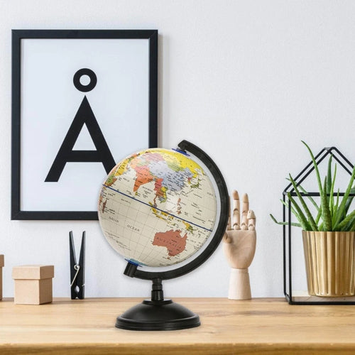 5.59Inch Desktop World Globes with Stand, 360 Rotating Educational World Globes - vue 4 sur 7