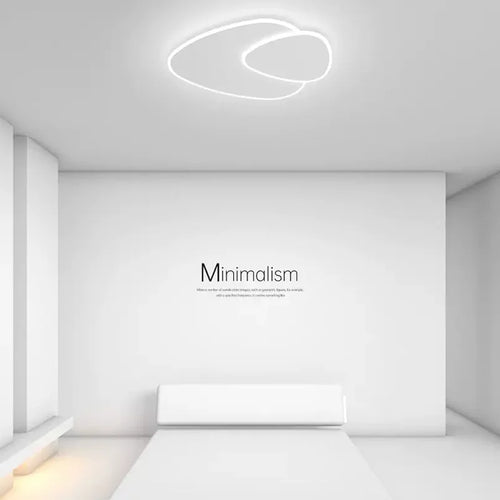 plafonniers led triangle pour décoration intérieure luminaire - vue 5 sur 10