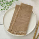 Serviette de table lot 12 gaze coton vintage