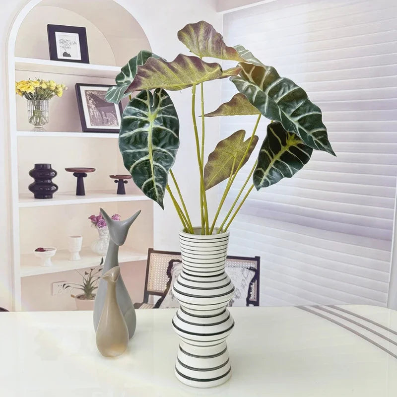 plante artificielle à 9 têtes pour décoration intérieure et extérieure - vue 4 sur 11